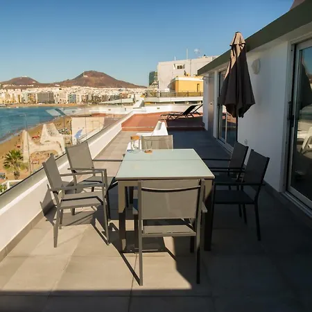 Fantástico ático En Primera Línea De Playa Appartamento Las Palmas de Gran Canaria